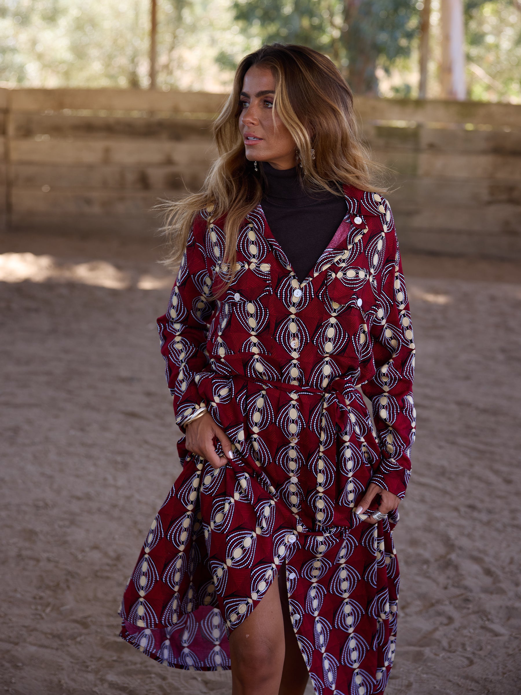 Printed dress