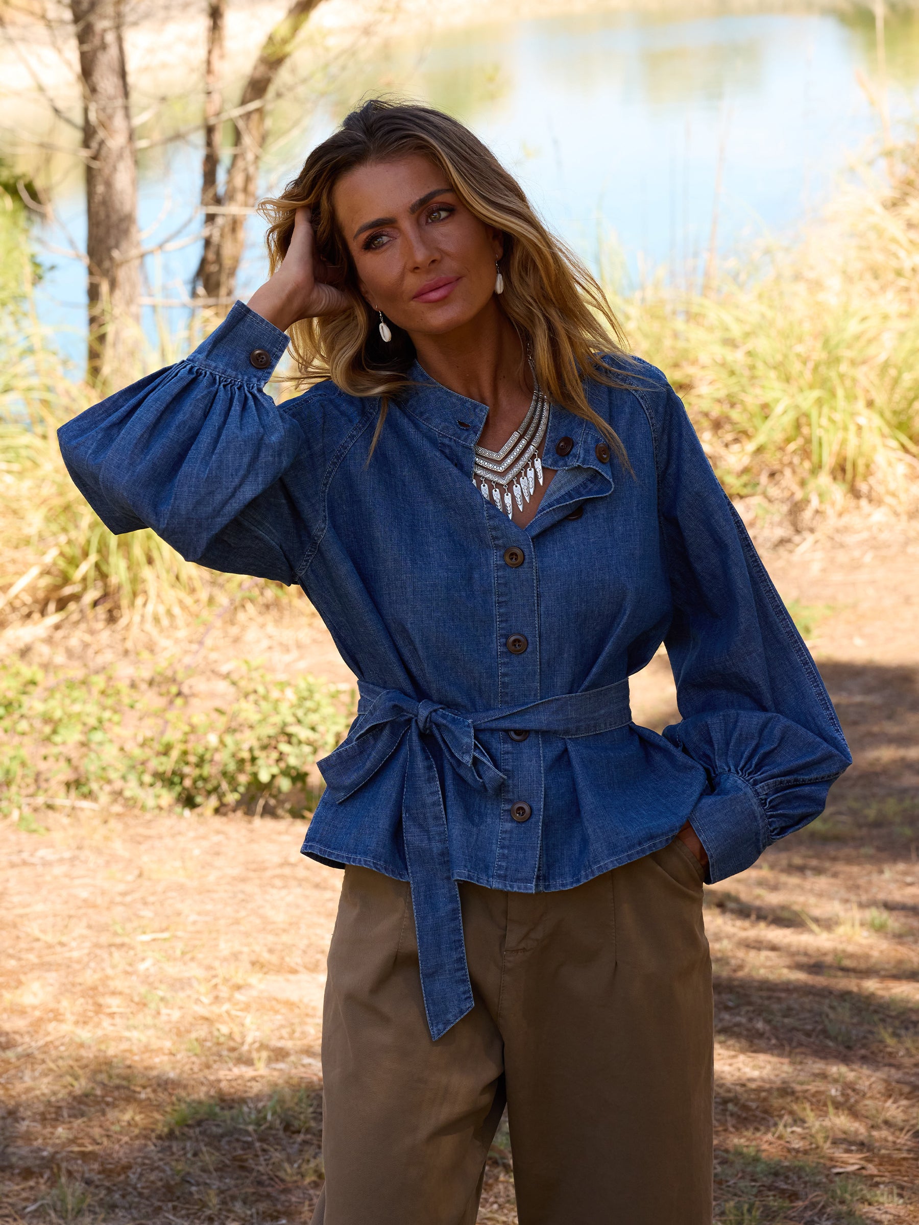Blusa Denim