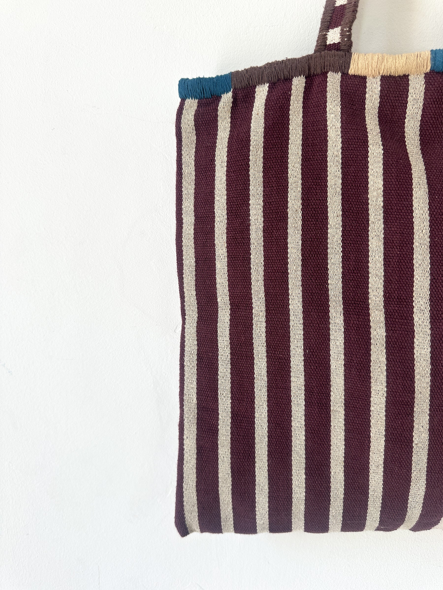 Striped bag
