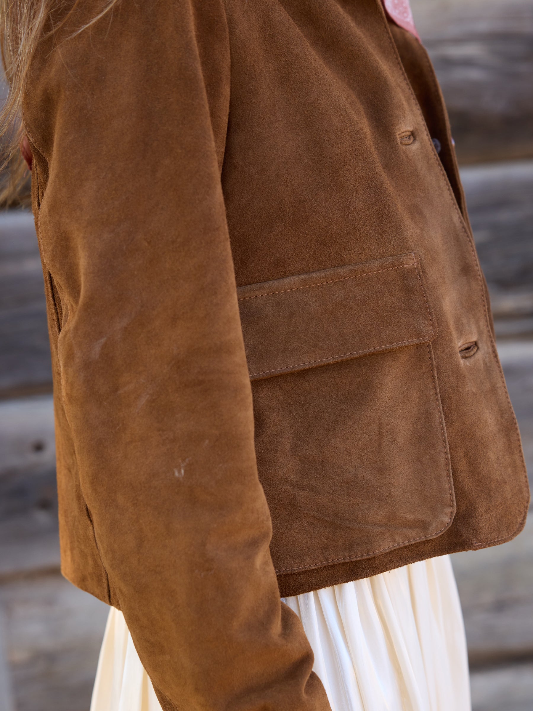 Casaco Suede