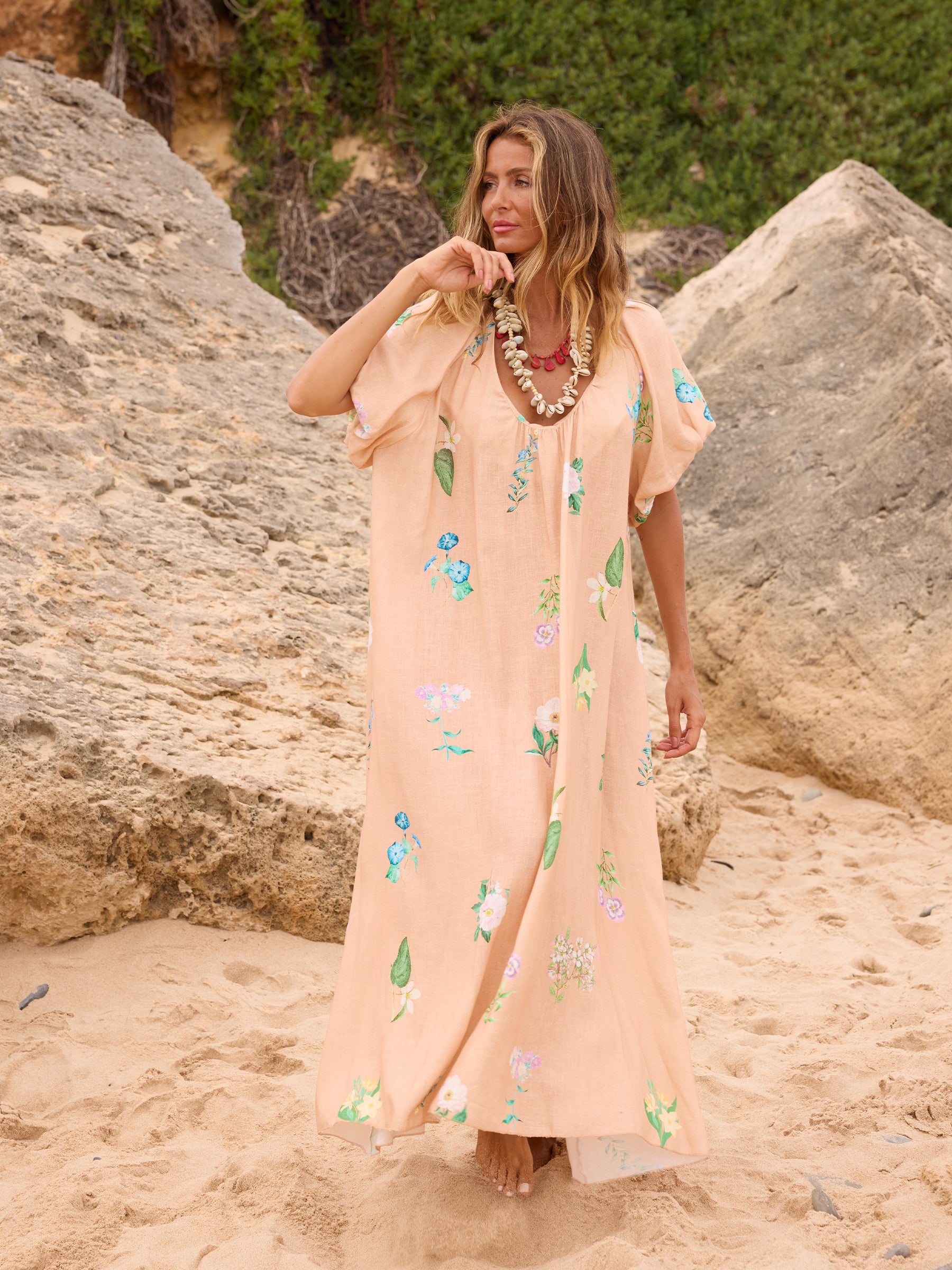 Vestido Areia Branca
