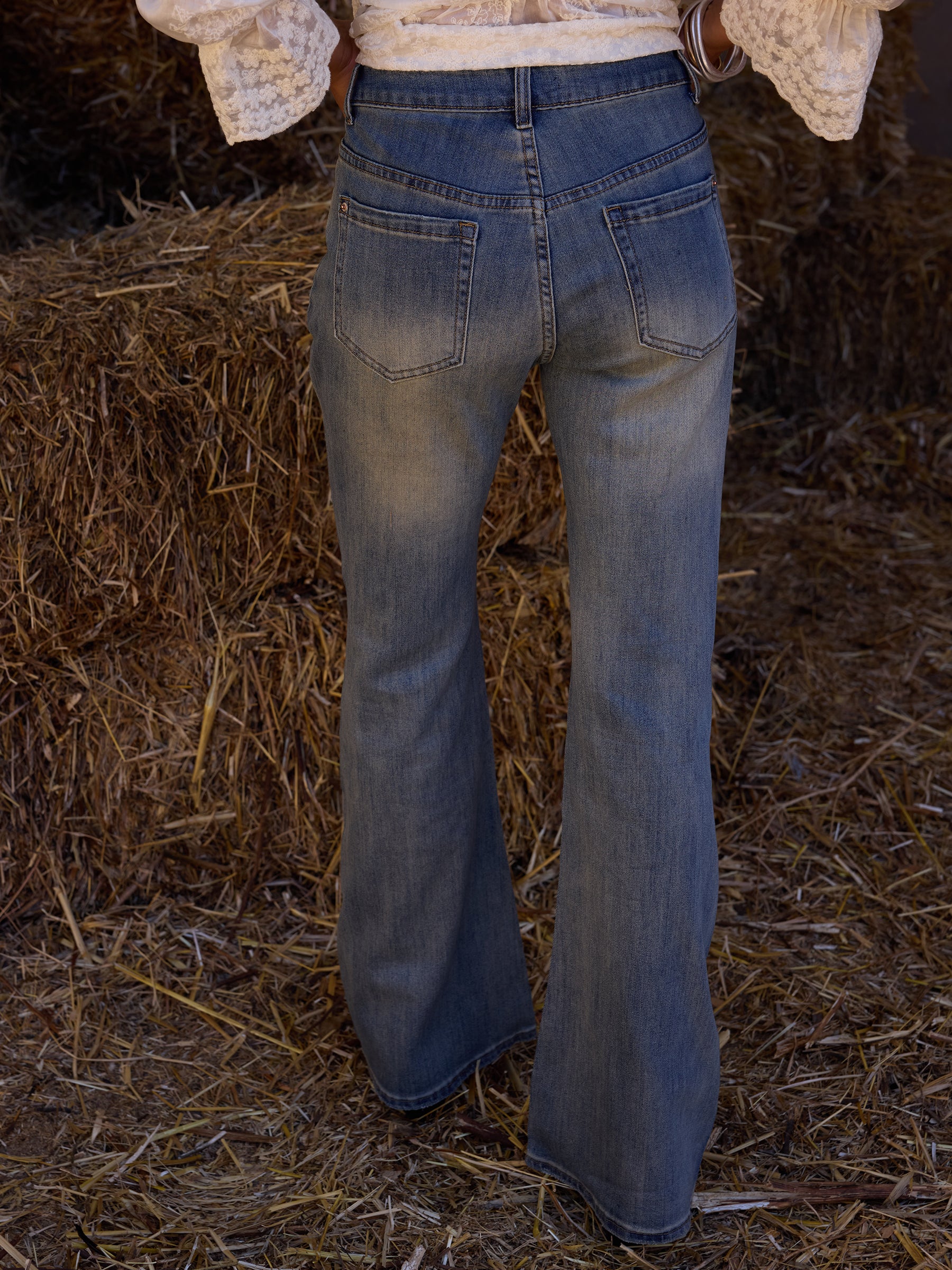 Embroidered jeans