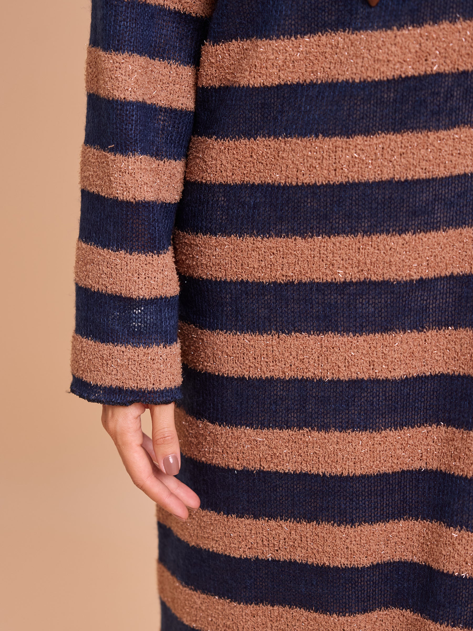 Vestido Malha Riscas