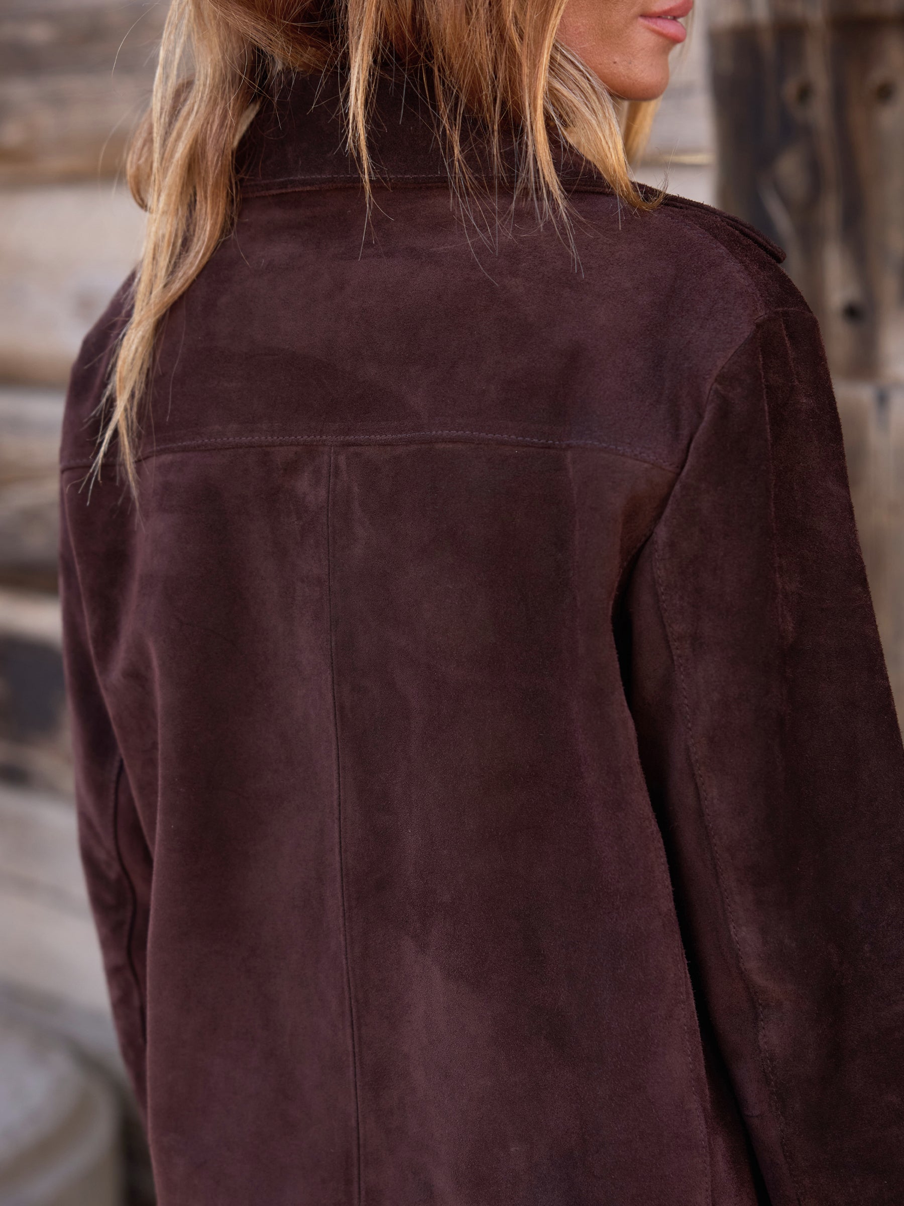 Casaco Suede