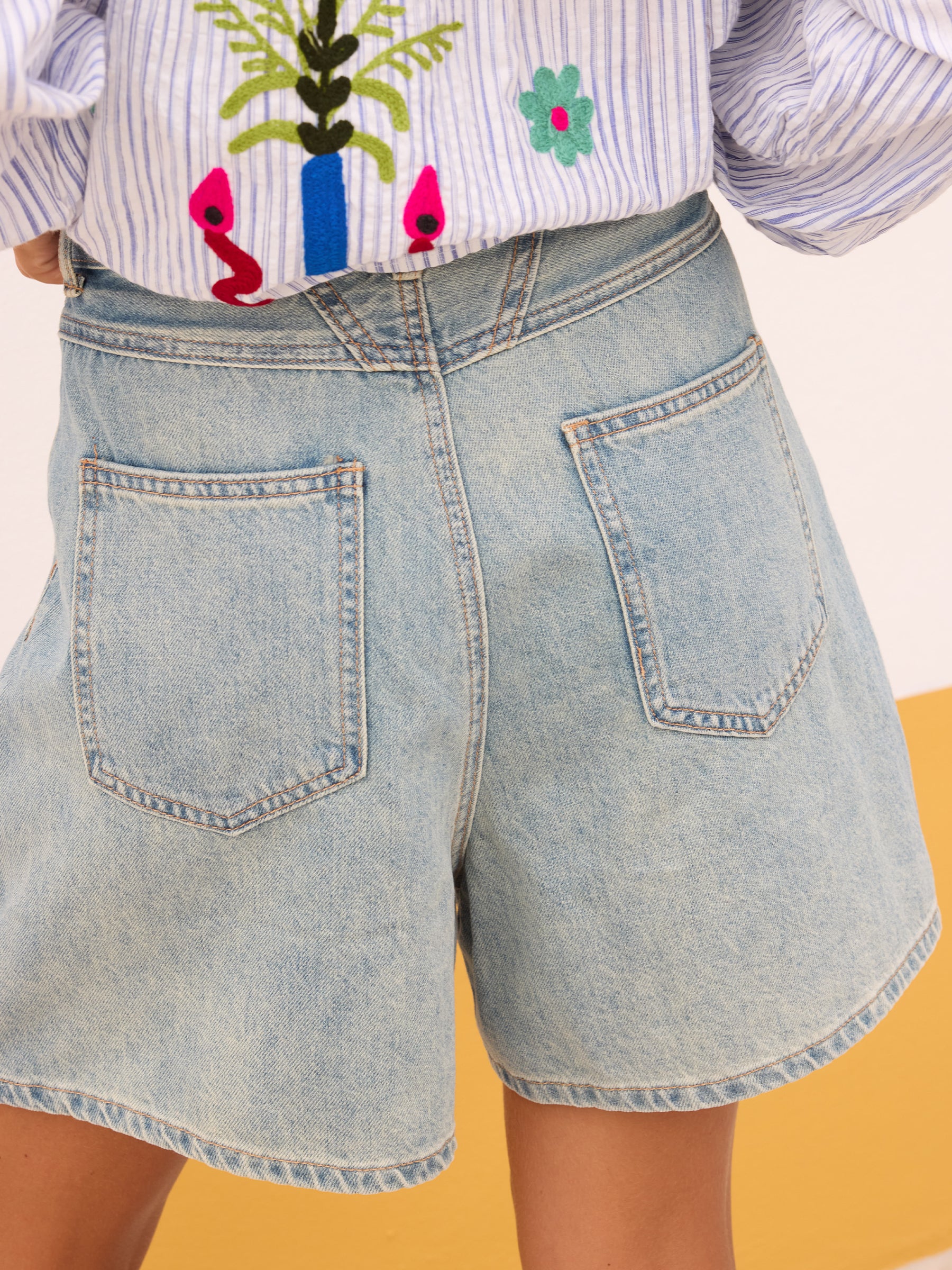 Calções Denim