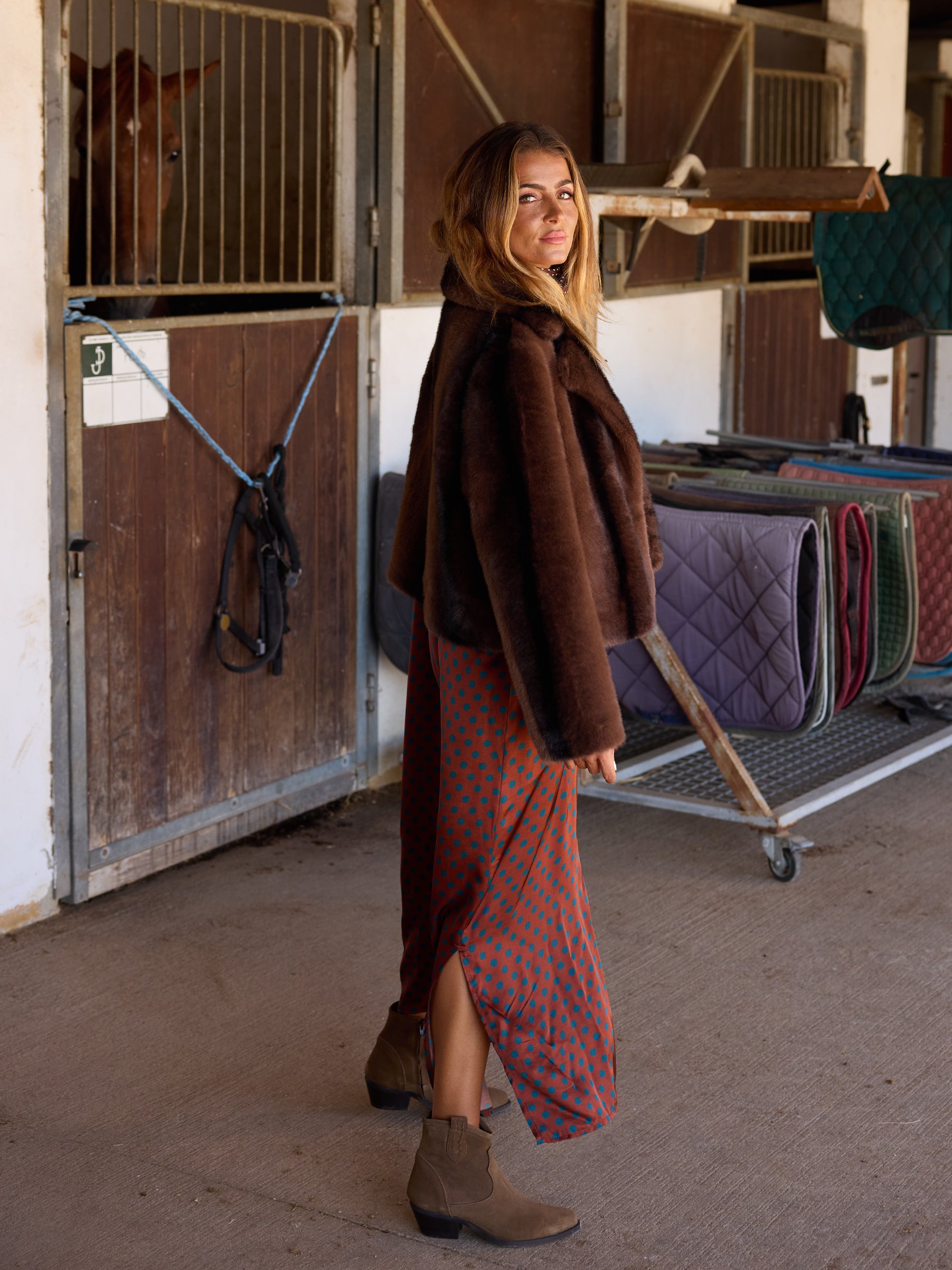 Fur coat