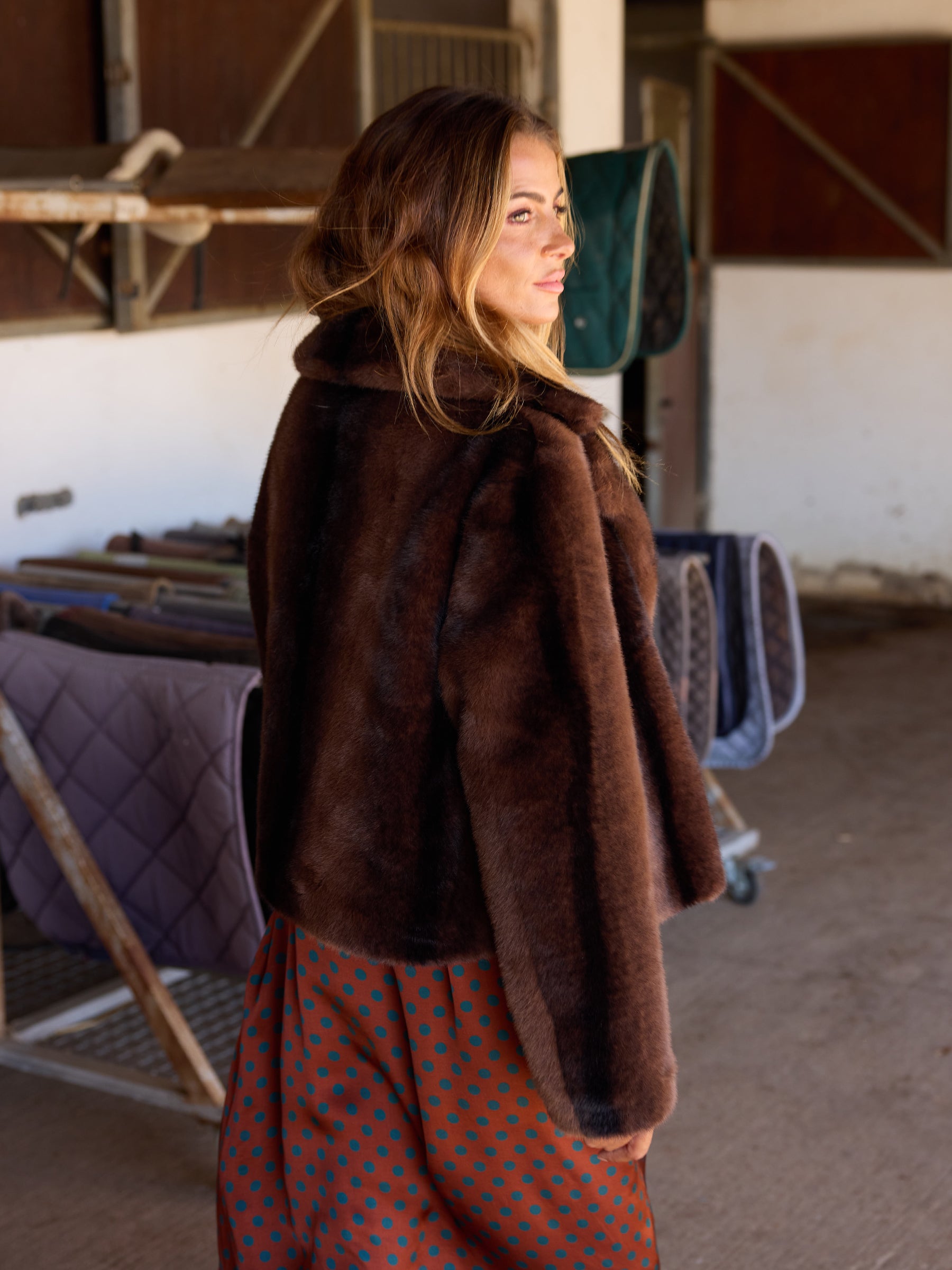 Fur coat