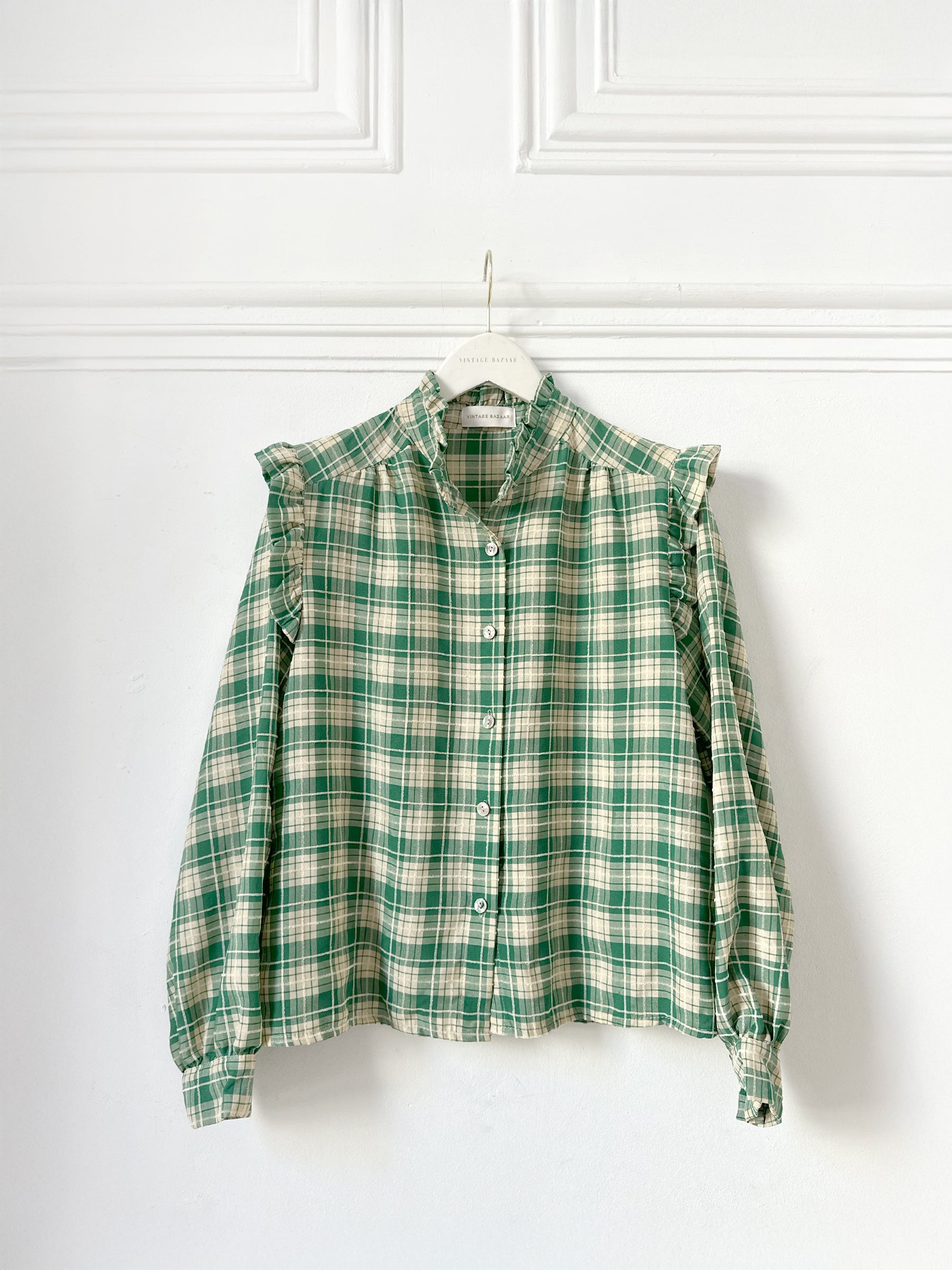 Plaid blouse