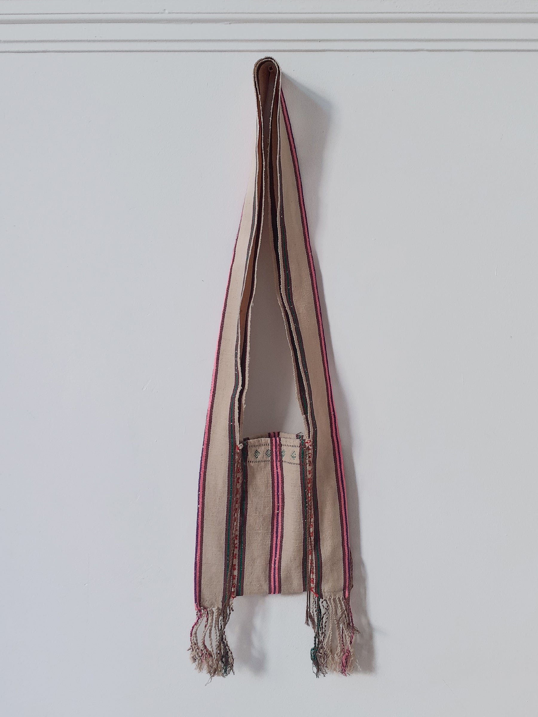 Striped bag