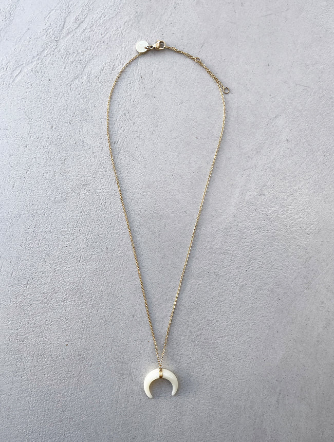 Half moon necklace