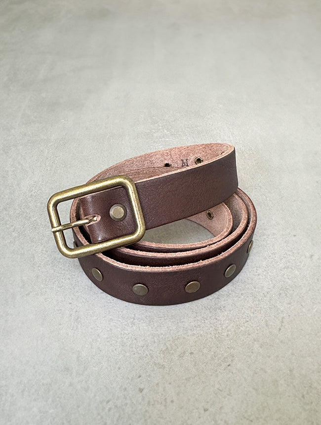 Leather Belt with studs